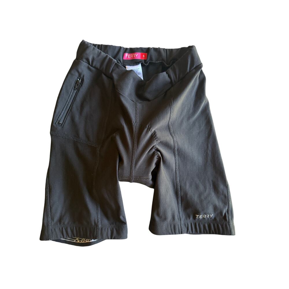 Terry Women's Padded Cycling Shorts Black Bike Shorts Chamois Size Small USA